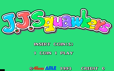 J. J. Squawkers Title Screen